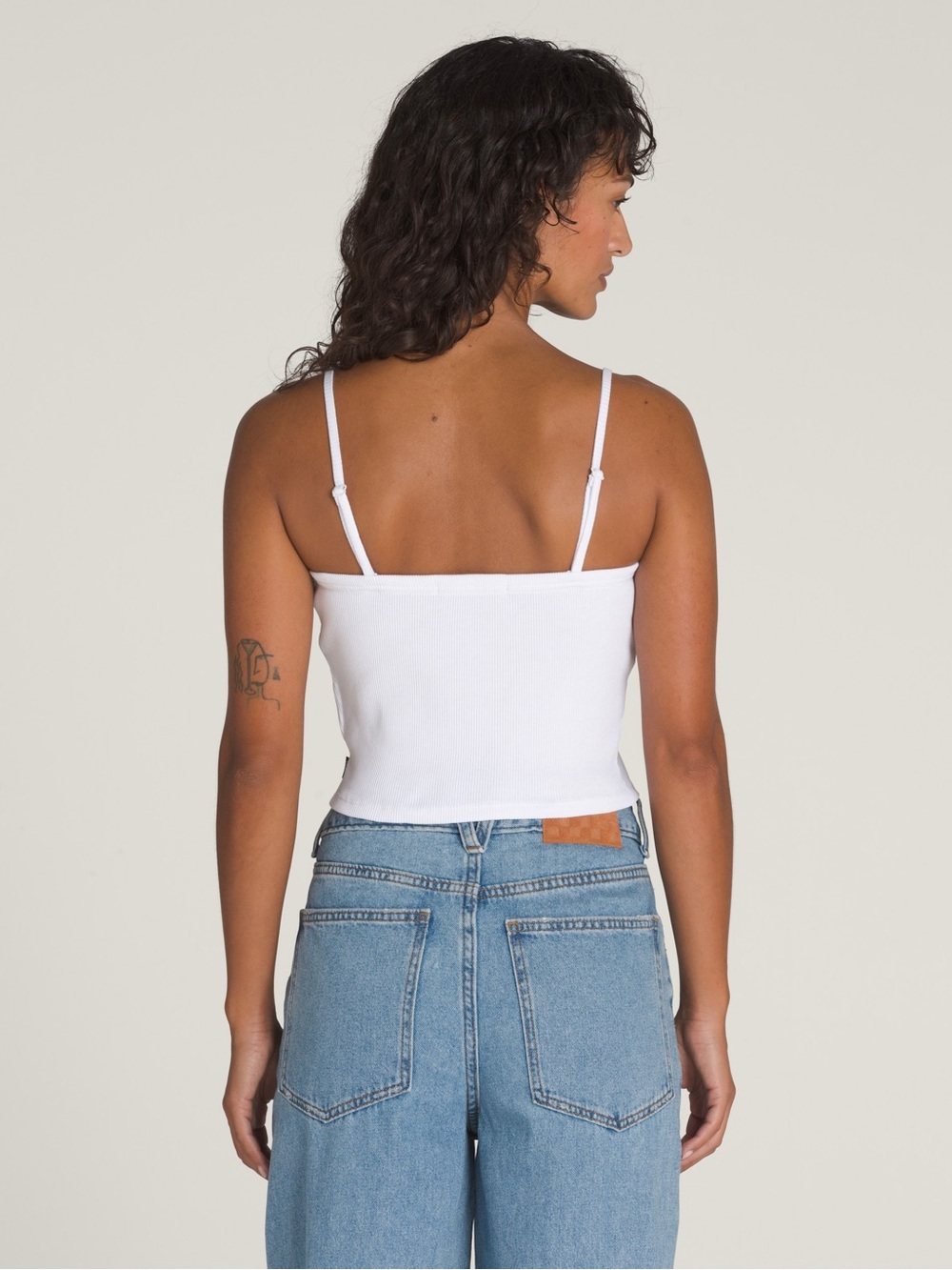 Vans Drew Rib Cropped Tube Top - Picture 2 of 12